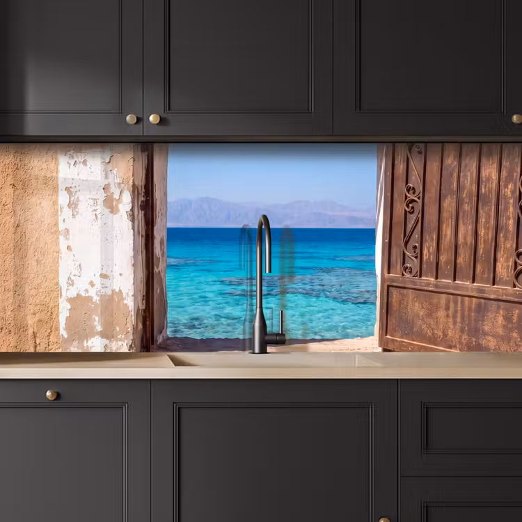 Keuken achterwand - Poort - Zee - Natuur — 6