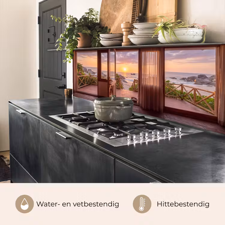 Keuken achterwand - Strand - Zonsondergang - Natuur — 5