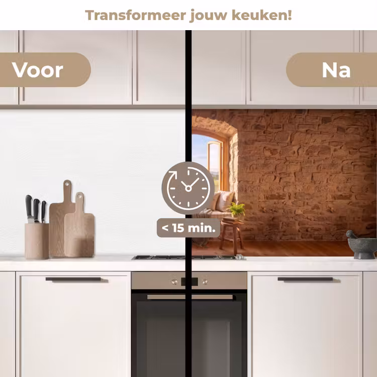 Keuken achterwand - Vensterbank - Uitzicht - Natuur — 3