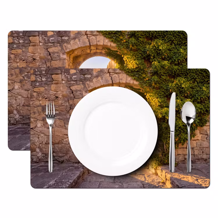 Placemat - 6 stuks - Architectuur - Landschap - Zonlicht — 2