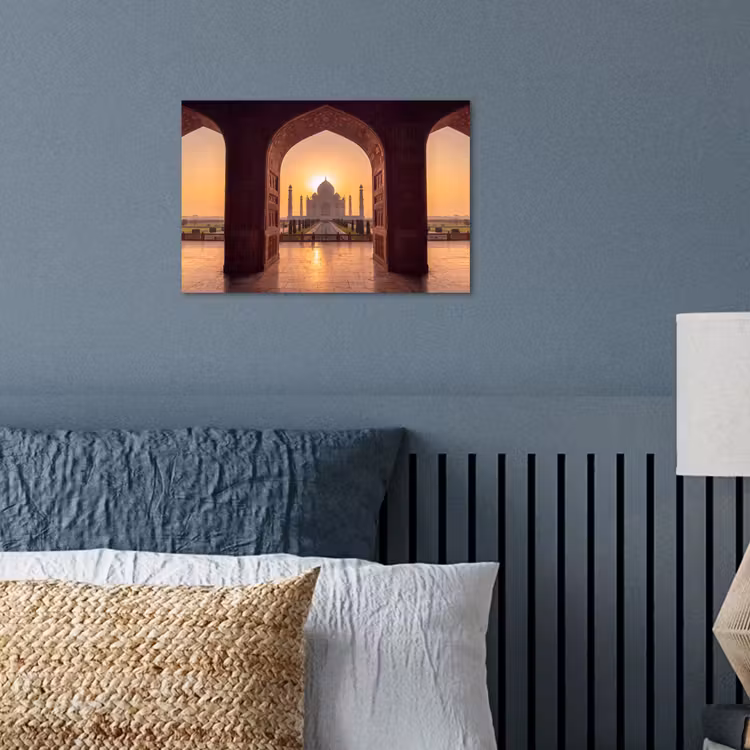 Poster - Monument - Zonsondergang - Goud — 3