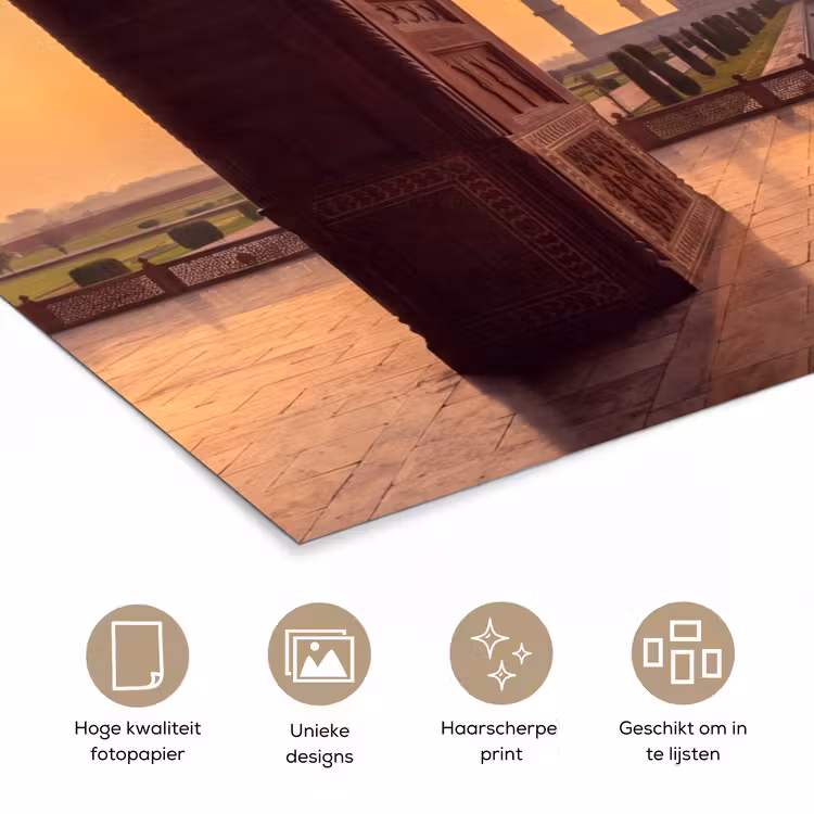 Poster - Monument - Zonsondergang - Goud — 5