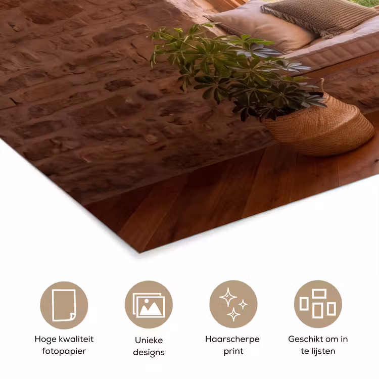 Poster - Vensterbank - Uitzicht - Natuur — 5
