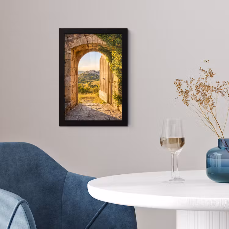 Poster met lijst - Architectuur - Landschap - Zonlicht — 2