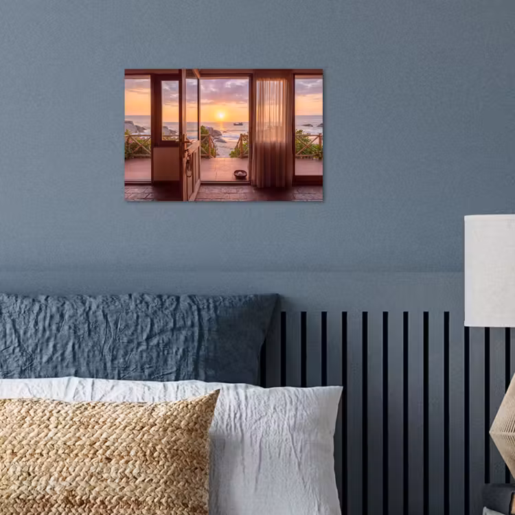 Poster - Strand - Zonsondergang - Natuur — 3