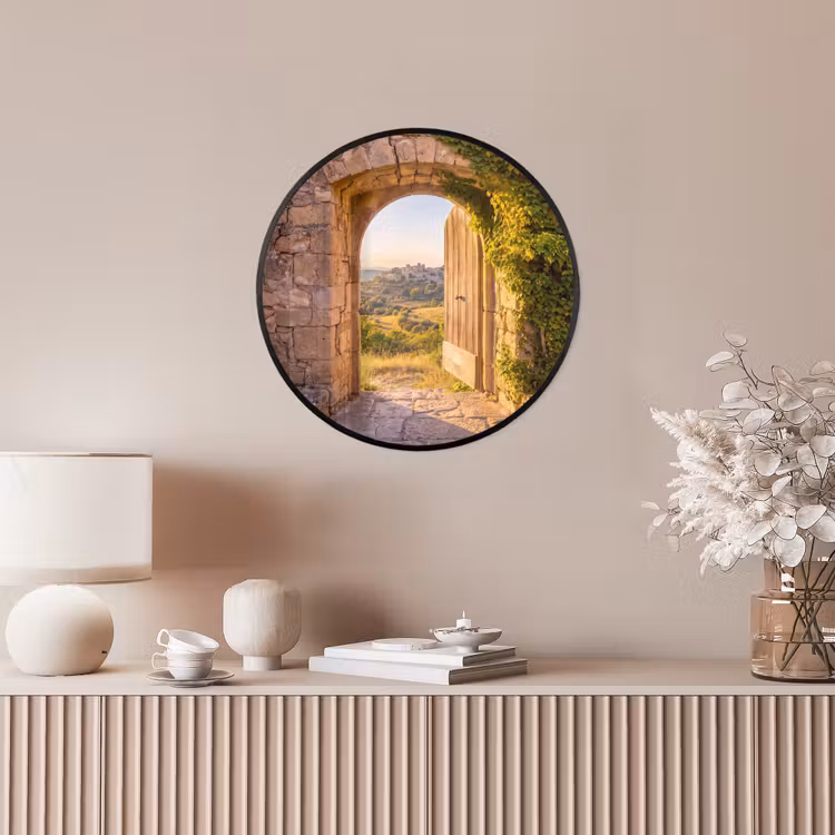 Ronde fotolijst - Architectuur - Landschap - Zonlicht — 5