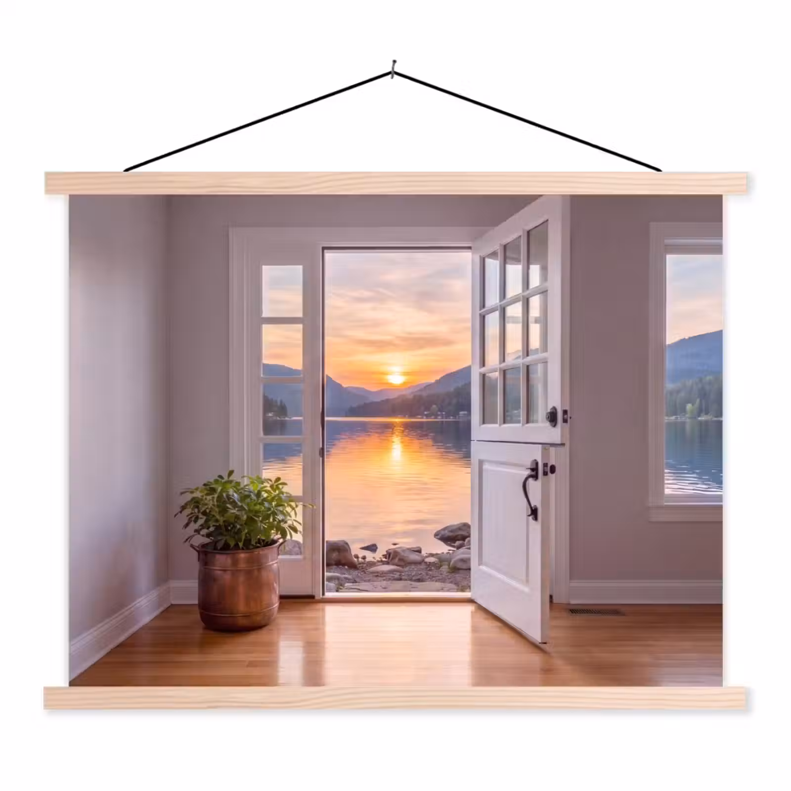 Schoolplaat - Meer - Zonsondergang - Natuur — 1