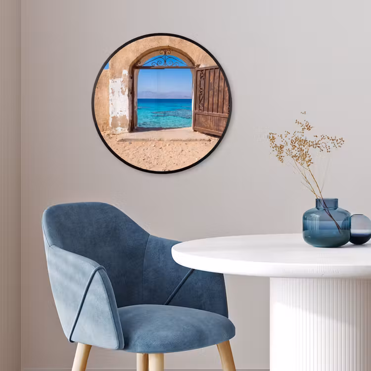 Ronde fotolijst - Poort - Zee - Natuur — 4