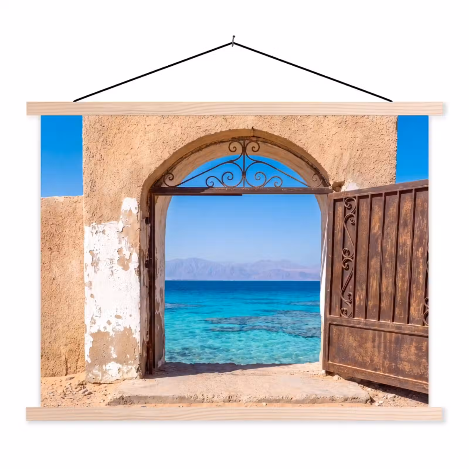 Schoolplaat - Poort - Zee - Natuur — 1