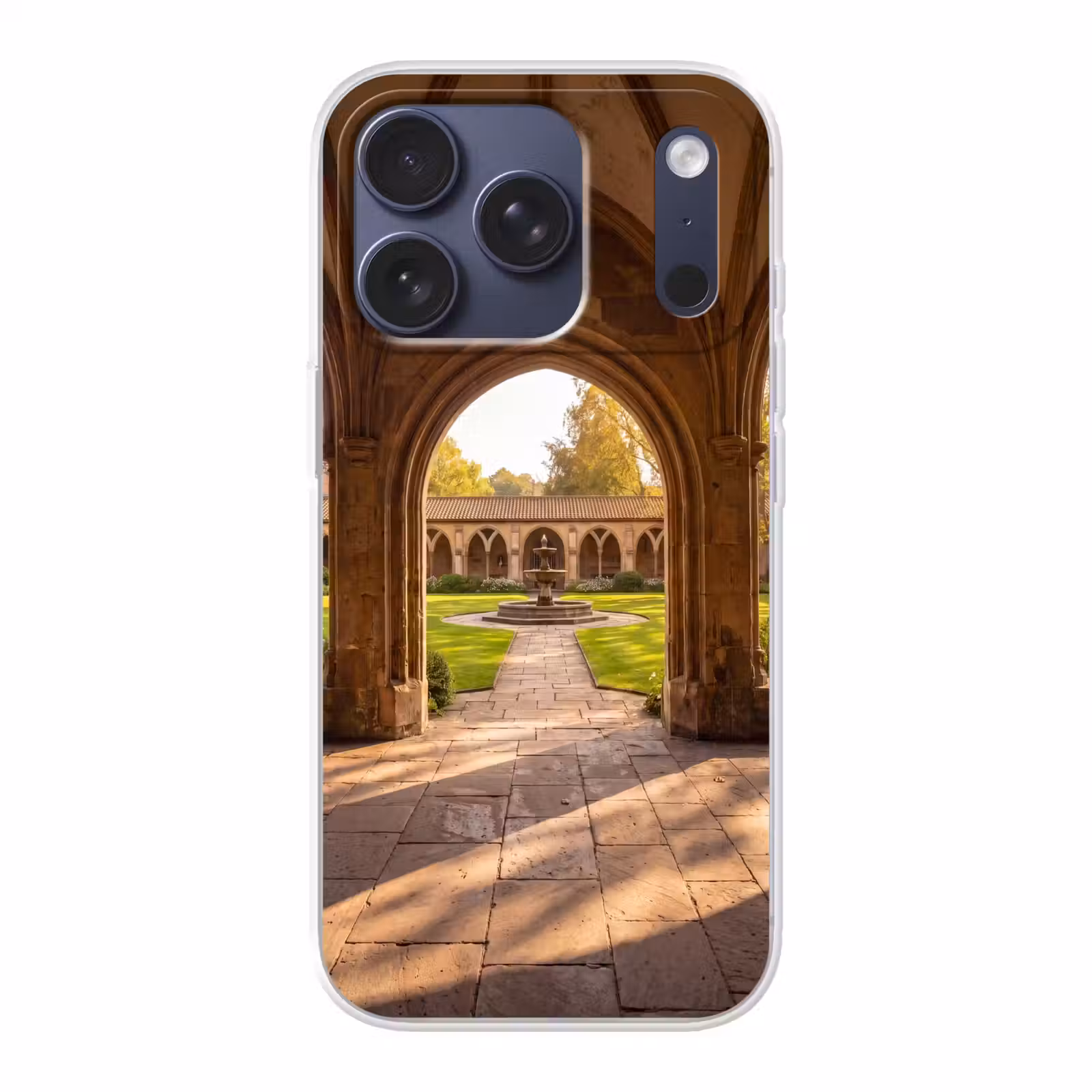 Telefoonhoesje - Architectuur - Tuin - Fontein — 1