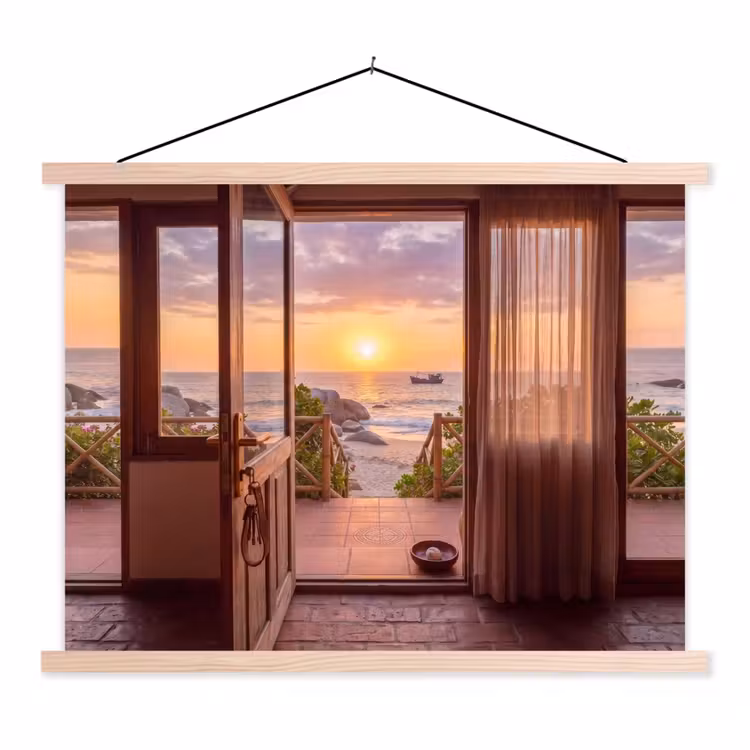 Schoolplaat - Strand - Zonsondergang - Natuur — 1