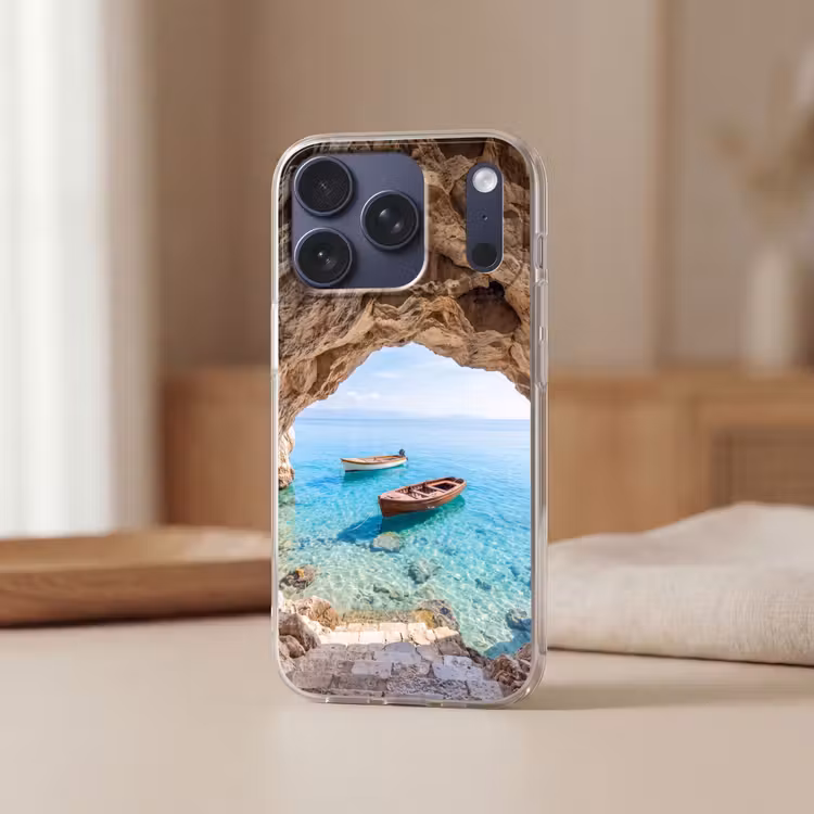 Telefoonhoesje - Grot - Zee - Boten — 3