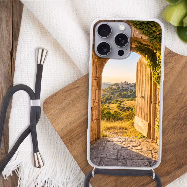 Telefoonhoesje met koord - Architectuur - Landschap - Zonlicht — 3