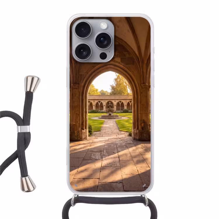 Telefoonhoesje met koord - Architectuur - Tuin - Fontein — 1