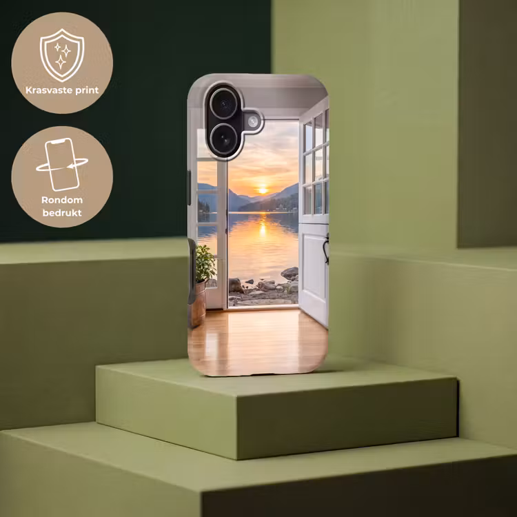 Telefoonhoesje Toughcase - Meer - Zonsondergang - Natuur — 7