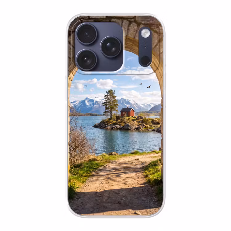 Telefoonhoesje - Huis - Meer - Bergen — 1