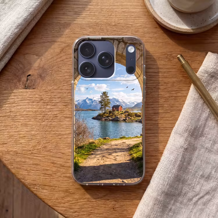 Telefoonhoesje - Huis - Meer - Bergen — 2