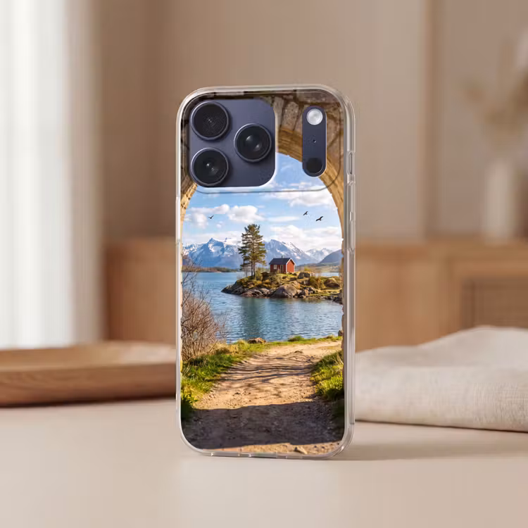 Telefoonhoesje - Huis - Meer - Bergen — 3