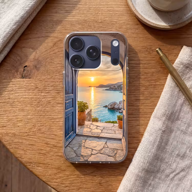 Telefoonhoesje - Open deur - Zee — 2