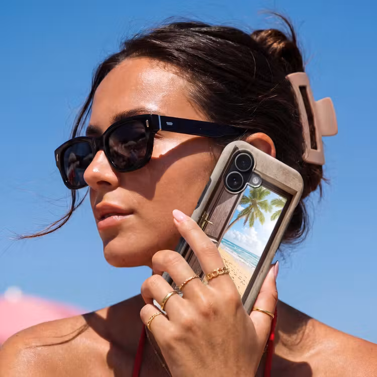 Telefoonhoesje Toughcase - Deur - Zee - Zomer — 6
