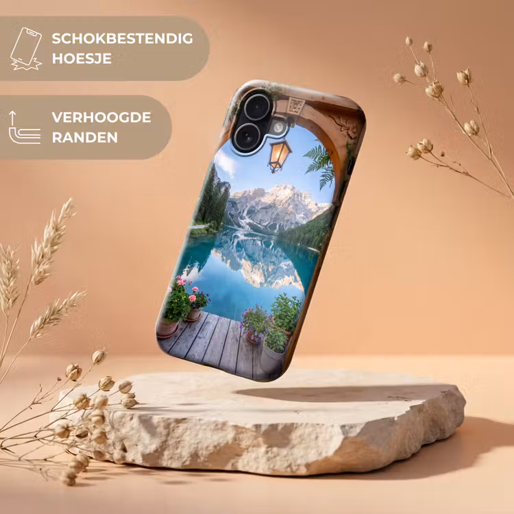 Telefoonhoesje Toughcase - Meer - Bergen - Natuur — 5