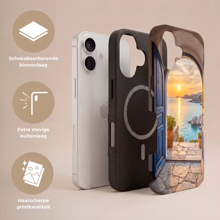 Telefoonhoesje Toughcase - Open deur - Zee — 3