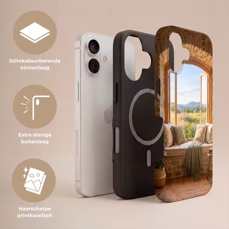 Telefoonhoesje Toughcase - Vensterbank - Uitzicht - Natuur — 3