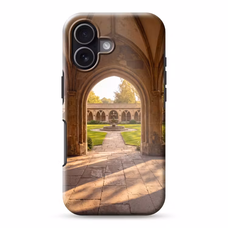 Telefoonhoesje Toughcase - Architectuur - Tuin - Fontein — 1
