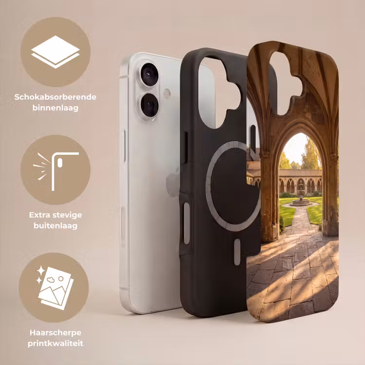 Telefoonhoesje Toughcase - Architectuur - Tuin - Fontein — 3