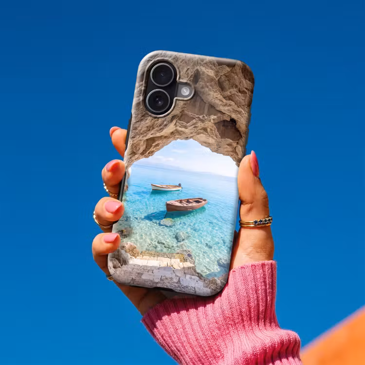 Telefoonhoesje Toughcase - Grot - Zee - Boten — 2