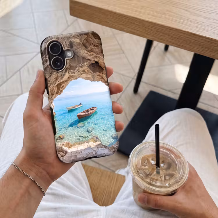 Telefoonhoesje Toughcase - Grot - Zee - Boten — 4