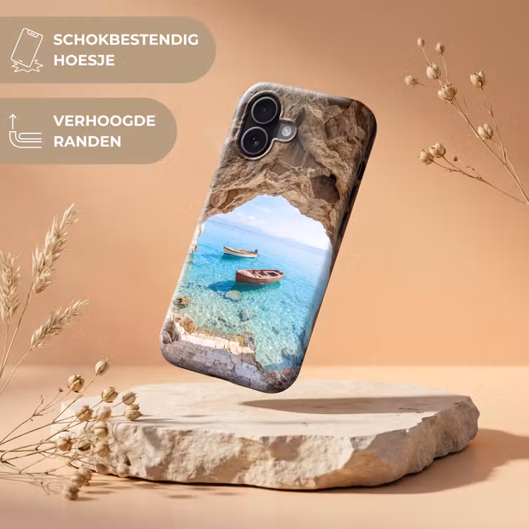 Telefoonhoesje Toughcase - Grot - Zee - Boten — 5