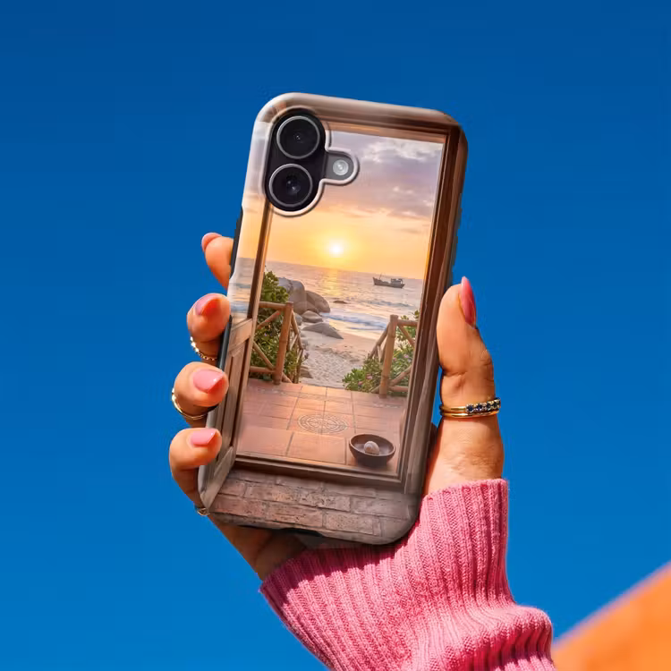 Telefoonhoesje Toughcase - Strand - Zonsondergang - Natuur — 2