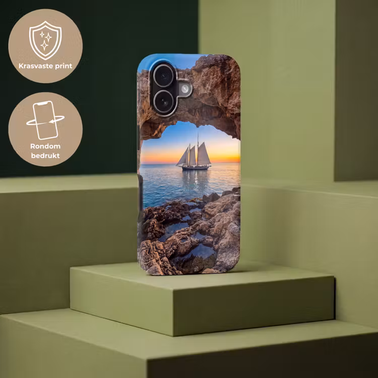 Telefoonhoesje Toughcase - Zeilboot - Zonsondergang - Zee — 7