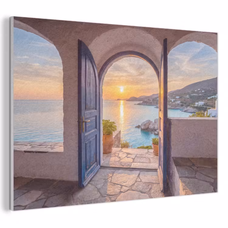 Akoestisch schilderij - Open deur - Zee — 1