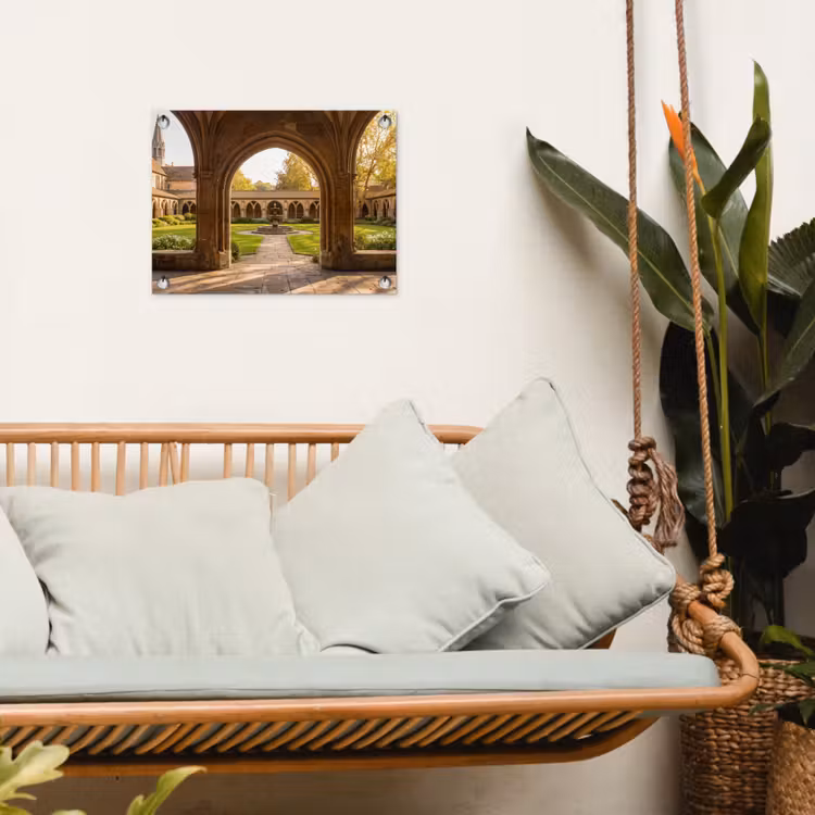 Tuinposter - Architectuur - Tuin - Fontein — 5