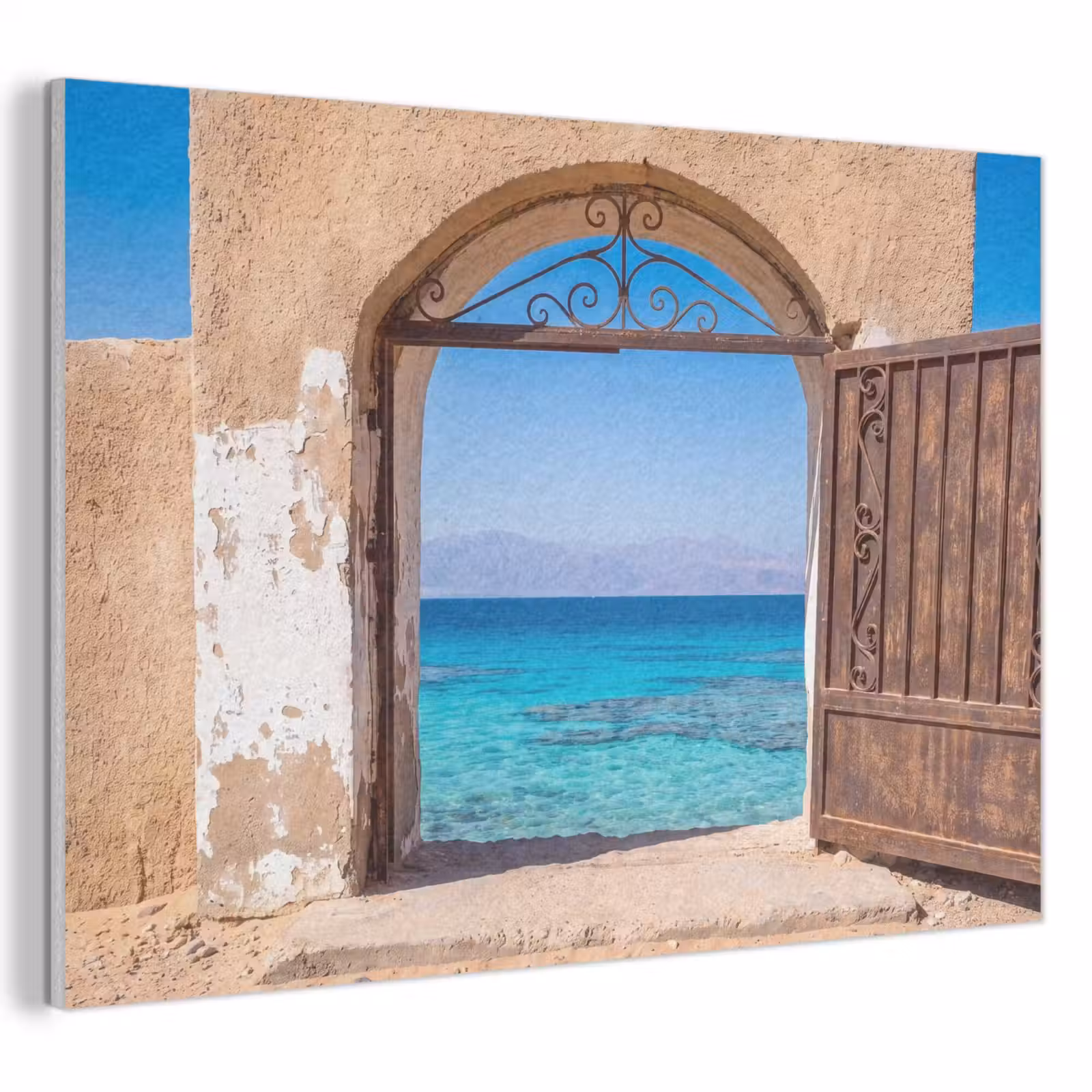 Akoestisch schilderij - Poort - Zee - Natuur — 1