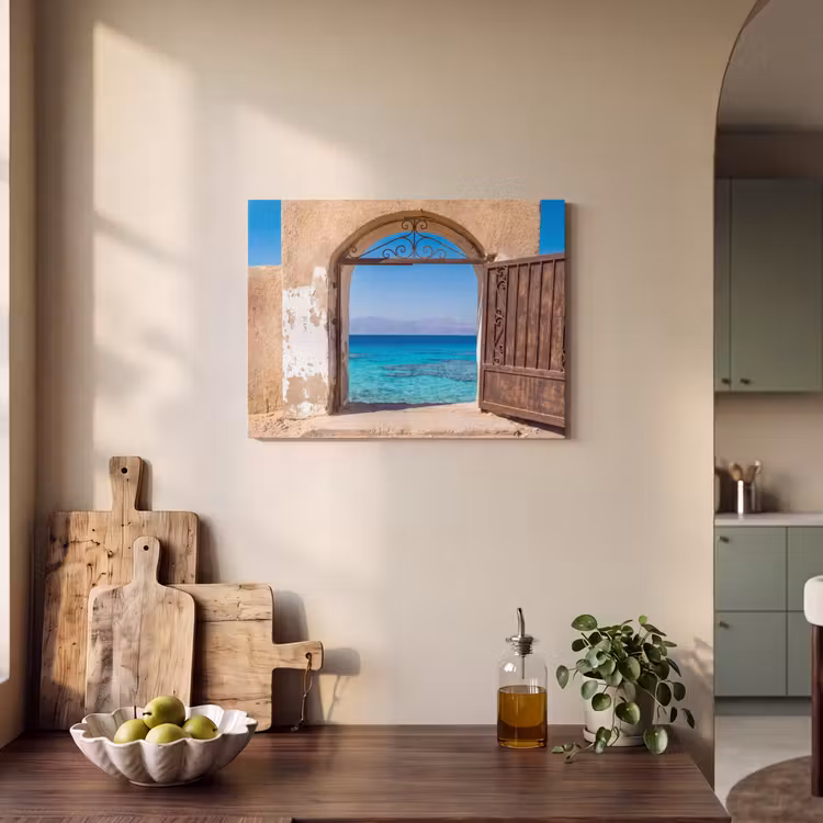 Akoestisch schilderij - Poort - Zee - Natuur — 3