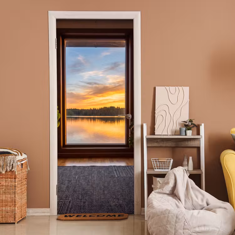 Deursticker - Raam - Meer - Natuur — 2