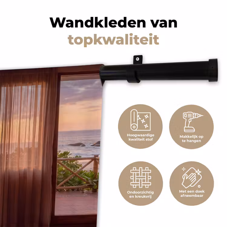Wandkleed - Strand - Zonsondergang - Natuur — 3