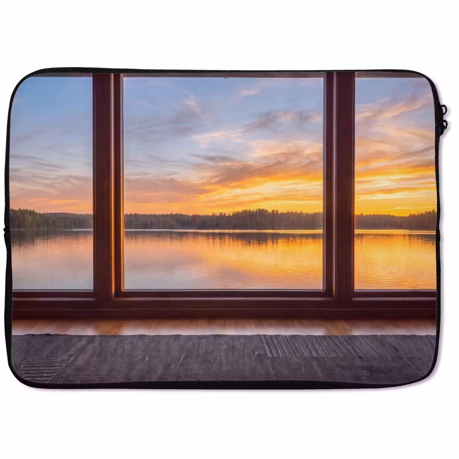 Laptophoes Raam - Meer - Natuur — 1