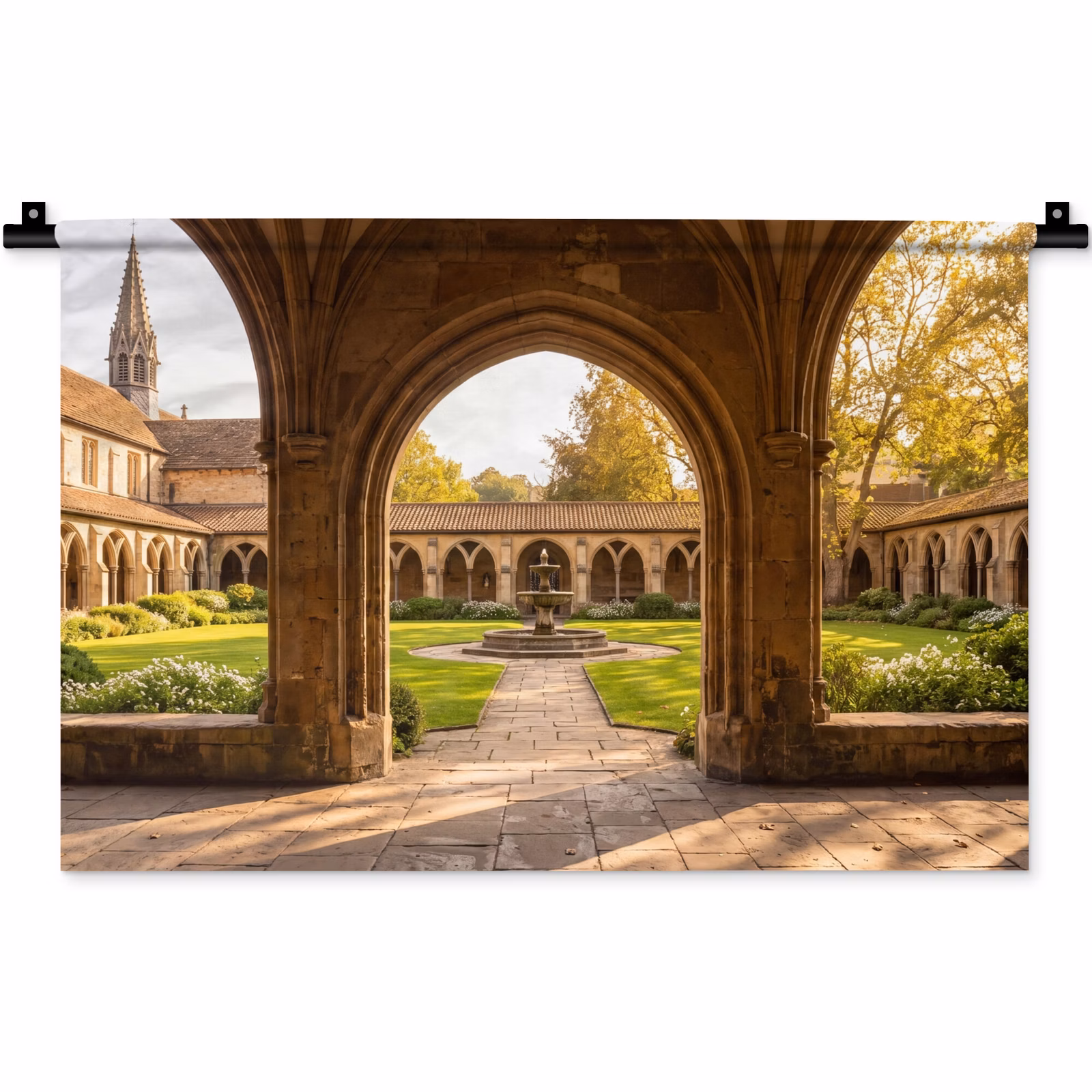 Wandkleed - Architectuur - Tuin - Fontein — 1