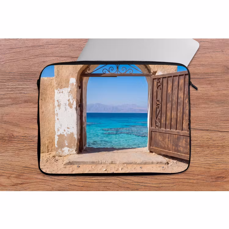 Laptophoes Poort - Zee - Natuur — 2