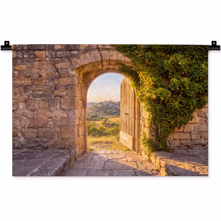 Wandkleed - Architectuur - Landschap - Zonlicht — 1