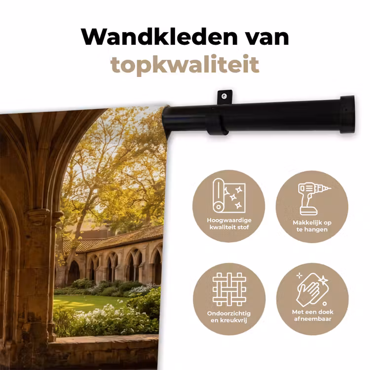 Wandkleed - Architectuur - Tuin - Fontein — 3