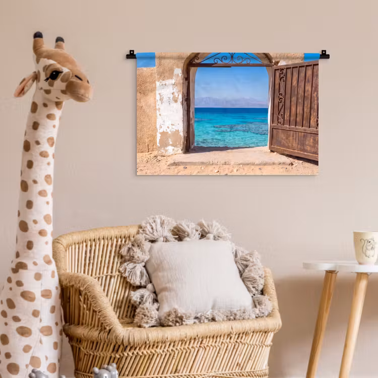 Wandkleed - Poort - Zee - Natuur — 5