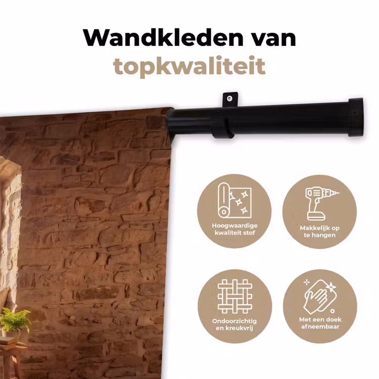 Wandkleed - Vensterbank - Uitzicht - Natuur — 3
