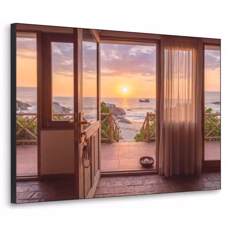 Art frame - Strand - Zonsondergang - Natuur — 1