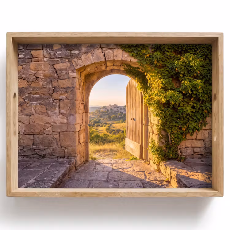 Dienblad - Architectuur - Landschap - Zonlicht — 1