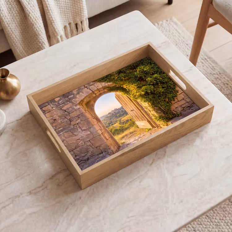 Dienblad - Architectuur - Landschap - Zonlicht — 2